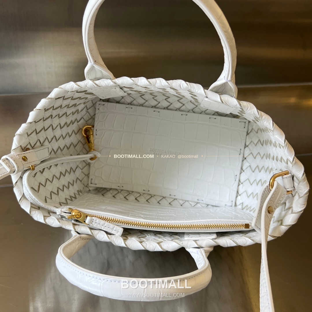 보테가베네타 카프스킨 구조 미니 토트백 Bottega Veneta Calfskin Structured Mini Tote Bag 717712 20cm 5
