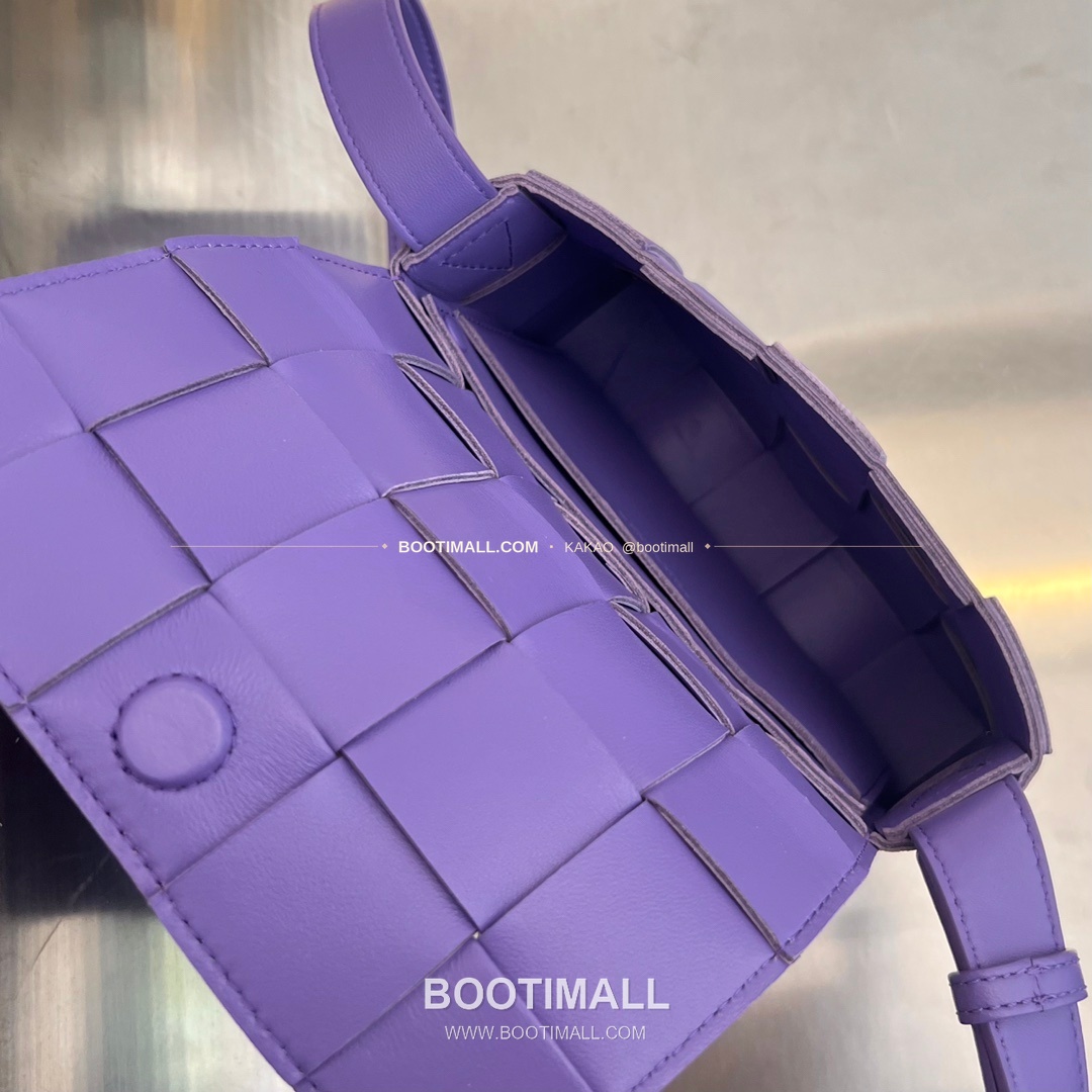 보테가베네타 카프스킨 슬림 숄더백 Bottega Veneta Calfskin Slim Shoulder Bag 730848 19cm 6