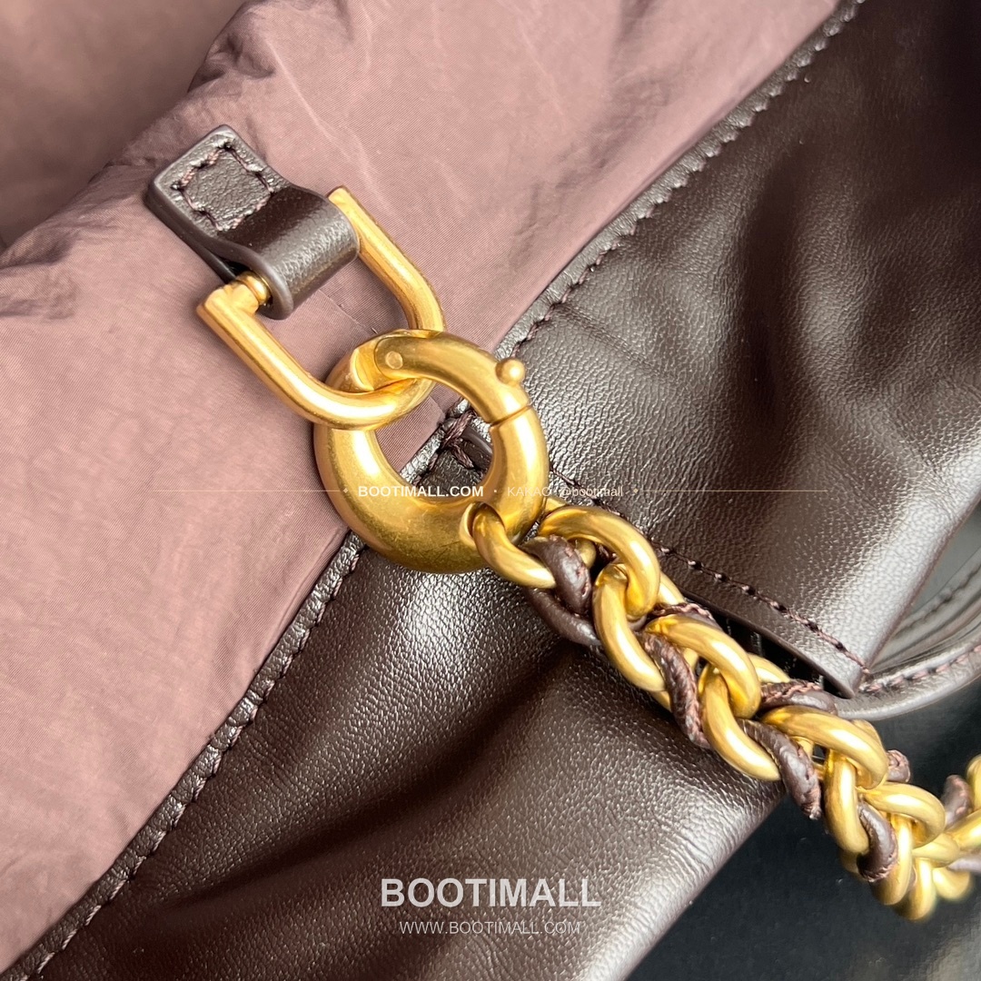 보테가베네타 더스트백 인트레치아토 드로스트링 체인 숄더백 Bottega Veneta Dustbag Intrecciato Drawstring Chain Shoulder Bag 839394 33cm 7