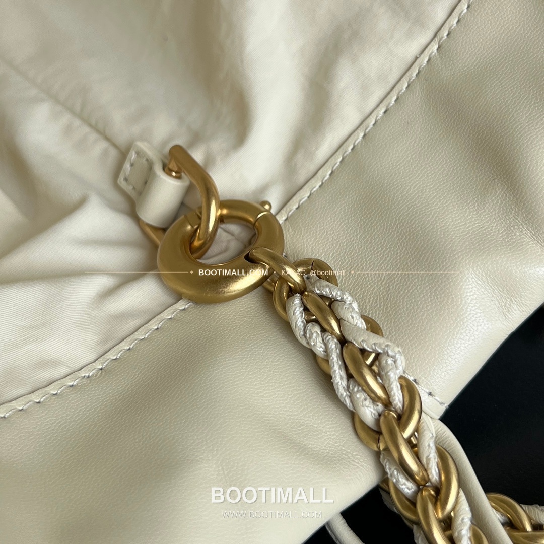 보테가베네타 더스트백 인트레치아토 드로스트링 체인 숄더백 Bottega Veneta Dustbag Intrecciato Drawstring Chain Shoulder Bag 839394 33cm 6