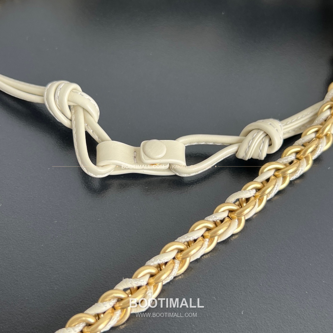 보테가베네타 더스트백 인트레치아토 드로스트링 체인 숄더백 Bottega Veneta Dustbag Intrecciato Drawstring Chain Shoulder Bag 839394 33cm 7