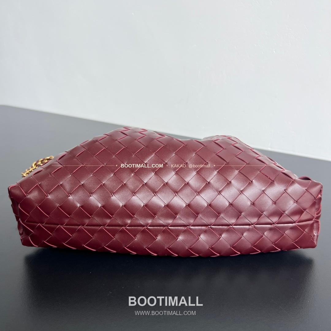 보테가베네타 더스트백 인트레치아토 드로스트링 체인 숄더백 Bottega Veneta Dustbag Intrecciato Drawstring Chain Shoulder Bag 839394 33cm 3