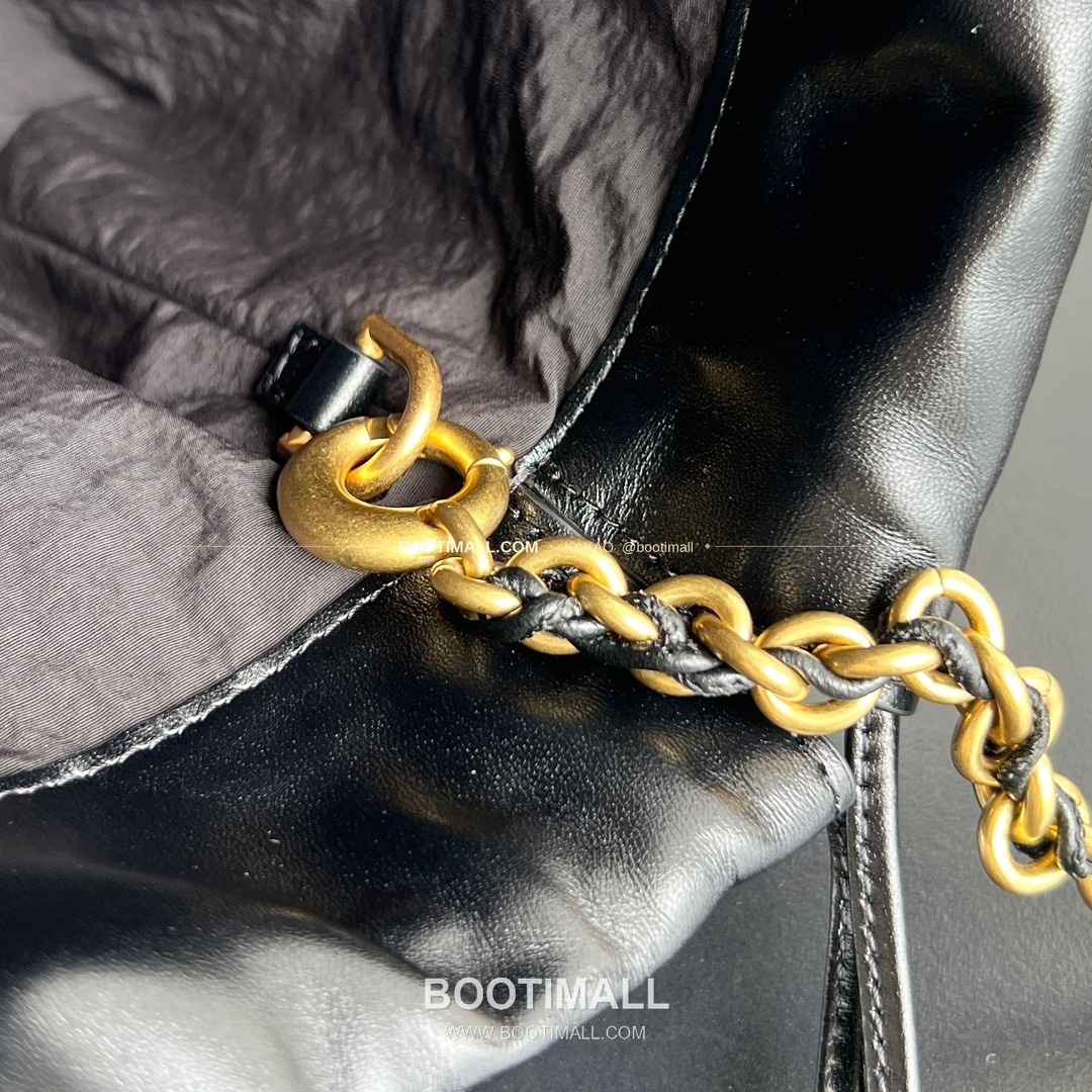 보테가베네타 더스트백 인트레치아토 드로스트링 체인 숄더백 Bottega Veneta Dustbag Intrecciato Drawstring Chain Shoulder Bag 839394 33cm 7