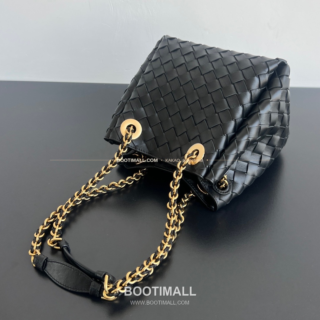 보테가베네타 체인 패러슈트 램스킨 버킷 숄더백 Bottega Veneta Chain Parachute Lambskin Bucket Shoulder Bag 817175 21cm 4