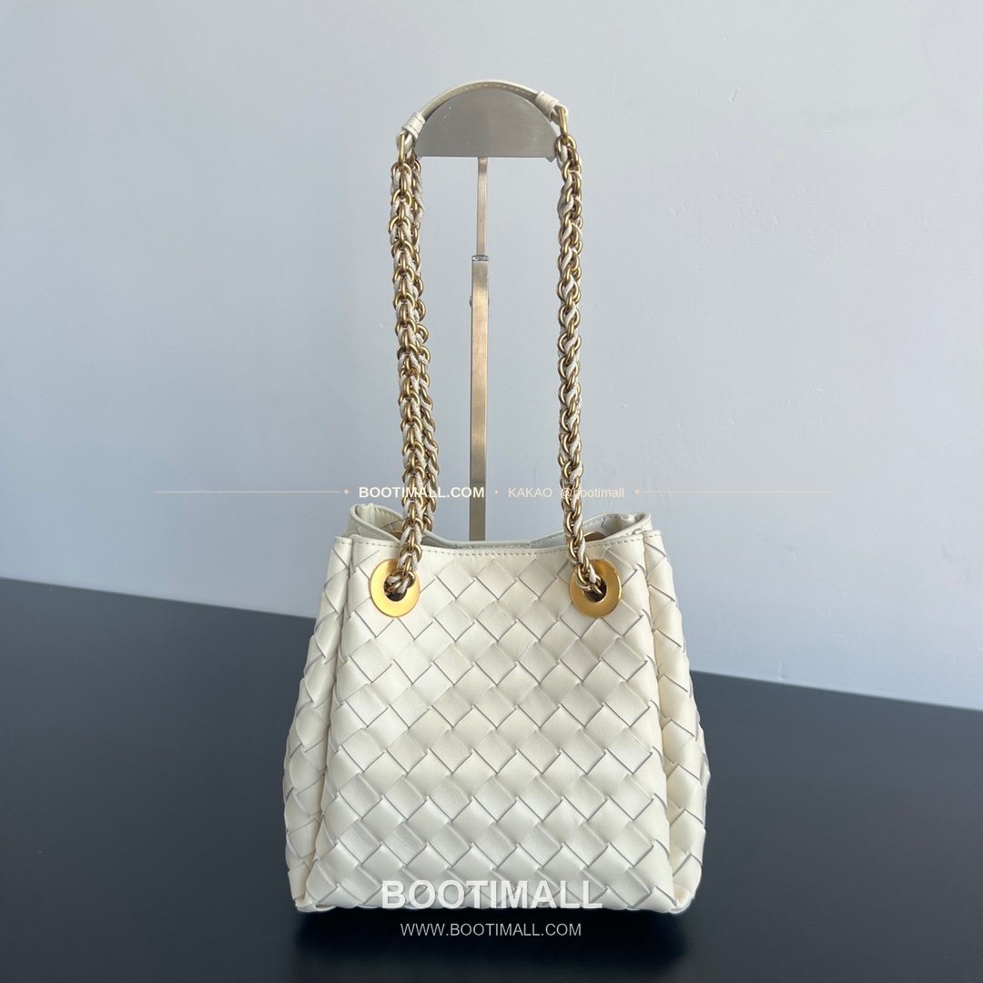 보테가베네타 체인 패러슈트 램스킨 버킷 숄더백 Bottega Veneta Chain Parachute Lambskin Bucket Shoulder Bag 817175 21cm 1