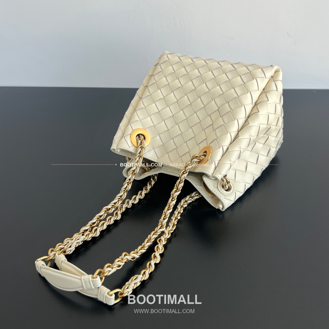 보테가베네타 체인 패러슈트 램스킨 버킷 숄더백 Bottega Veneta Chain Parachute Lambskin Bucket Shoulder Bag 817175 21cm 4