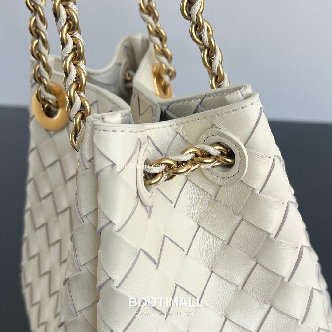 보테가베네타 체인 패러슈트 램스킨 버킷 숄더백 Bottega Veneta Chain Parachute Lambskin Bucket Shoulder Bag 817175 21cm 6