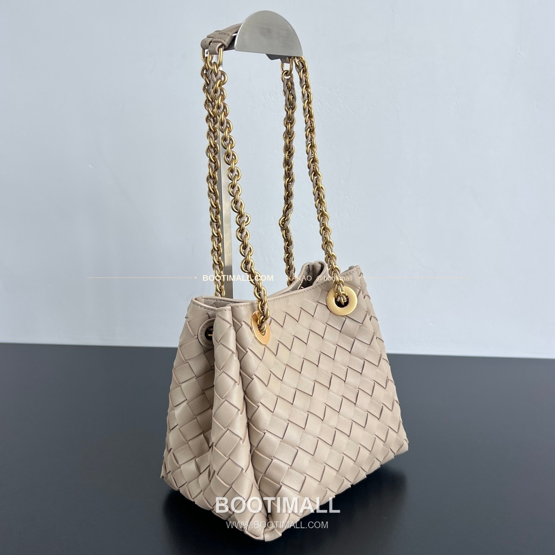 보테가베네타 체인 패러슈트 램스킨 버킷 숄더백 Bottega Veneta Chain Parachute Lambskin Bucket Shoulder Bag 817175 21cm 2