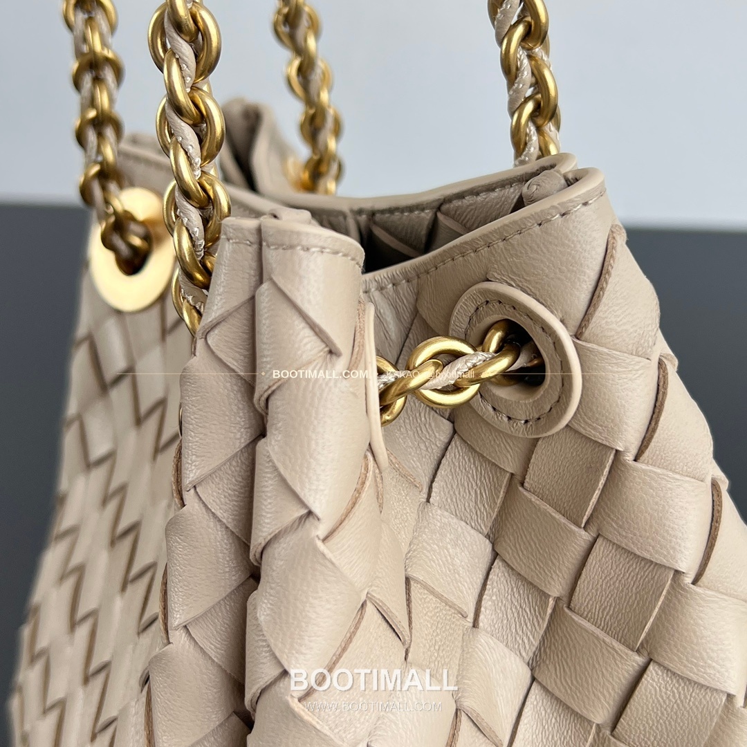 보테가베네타 체인 패러슈트 램스킨 버킷 숄더백 Bottega Veneta Chain Parachute Lambskin Bucket Shoulder Bag 817175 21cm 3