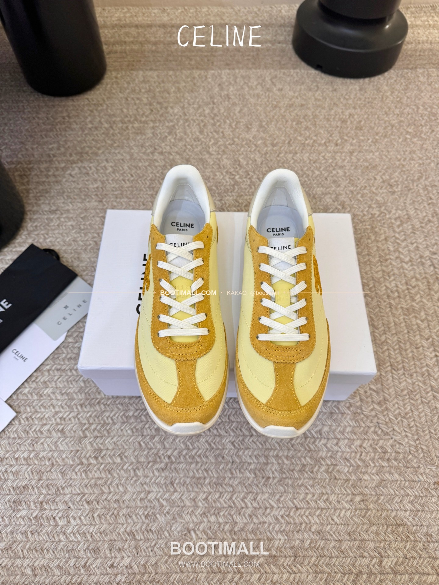 셀린느 2026SS 양가죽 페이턴트토 레이스업 블랙 발레리나 스니커즈 Celine 2026 SS Lambskin Patent Toe Lace-Up Black Ballerina Sneakers 2cm 1