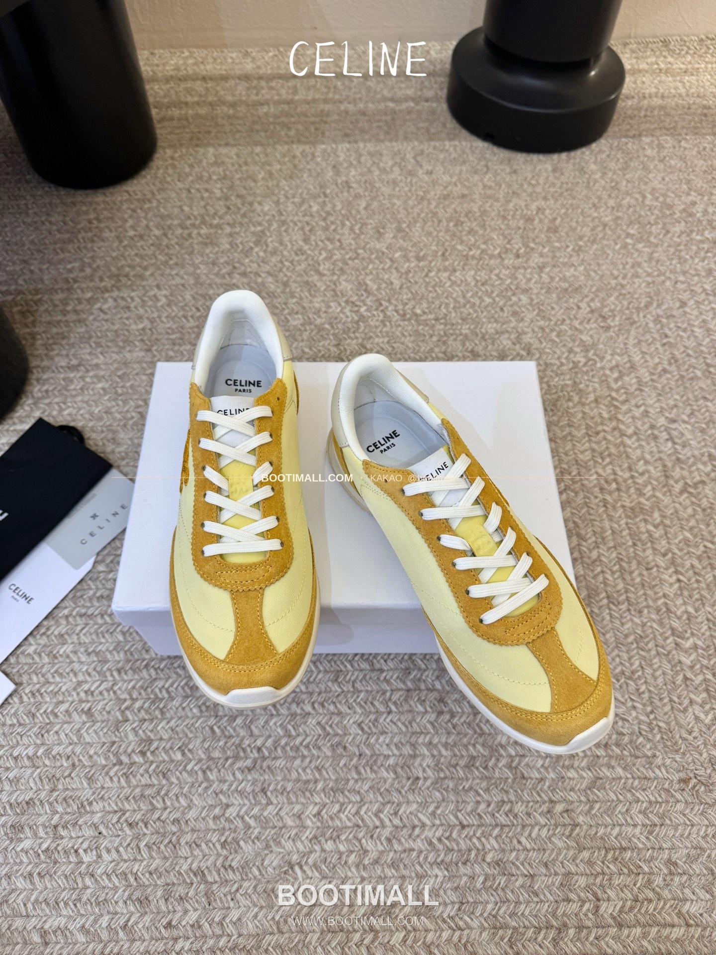 셀린느 2026SS 양가죽 페이턴트토 레이스업 블랙 발레리나 스니커즈 Celine 2026 SS Lambskin Patent Toe Lace-Up Black Ballerina Sneakers 2cm 2