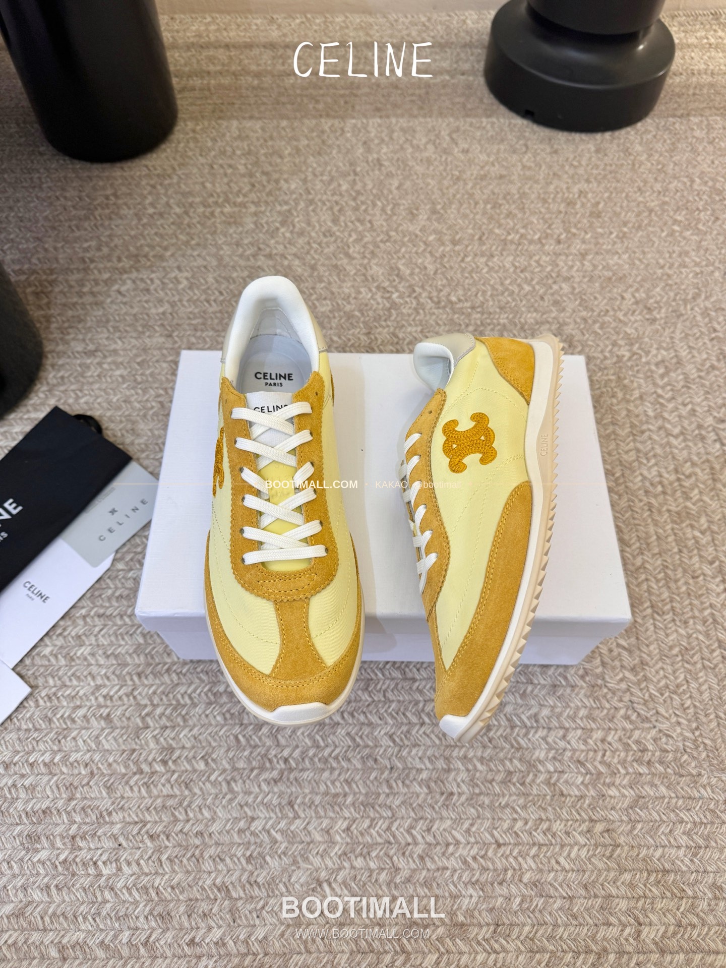 셀린느 2026SS 양가죽 페이턴트토 레이스업 블랙 발레리나 스니커즈 Celine 2026 SS Lambskin Patent Toe Lace-Up Black Ballerina Sneakers 2cm 3