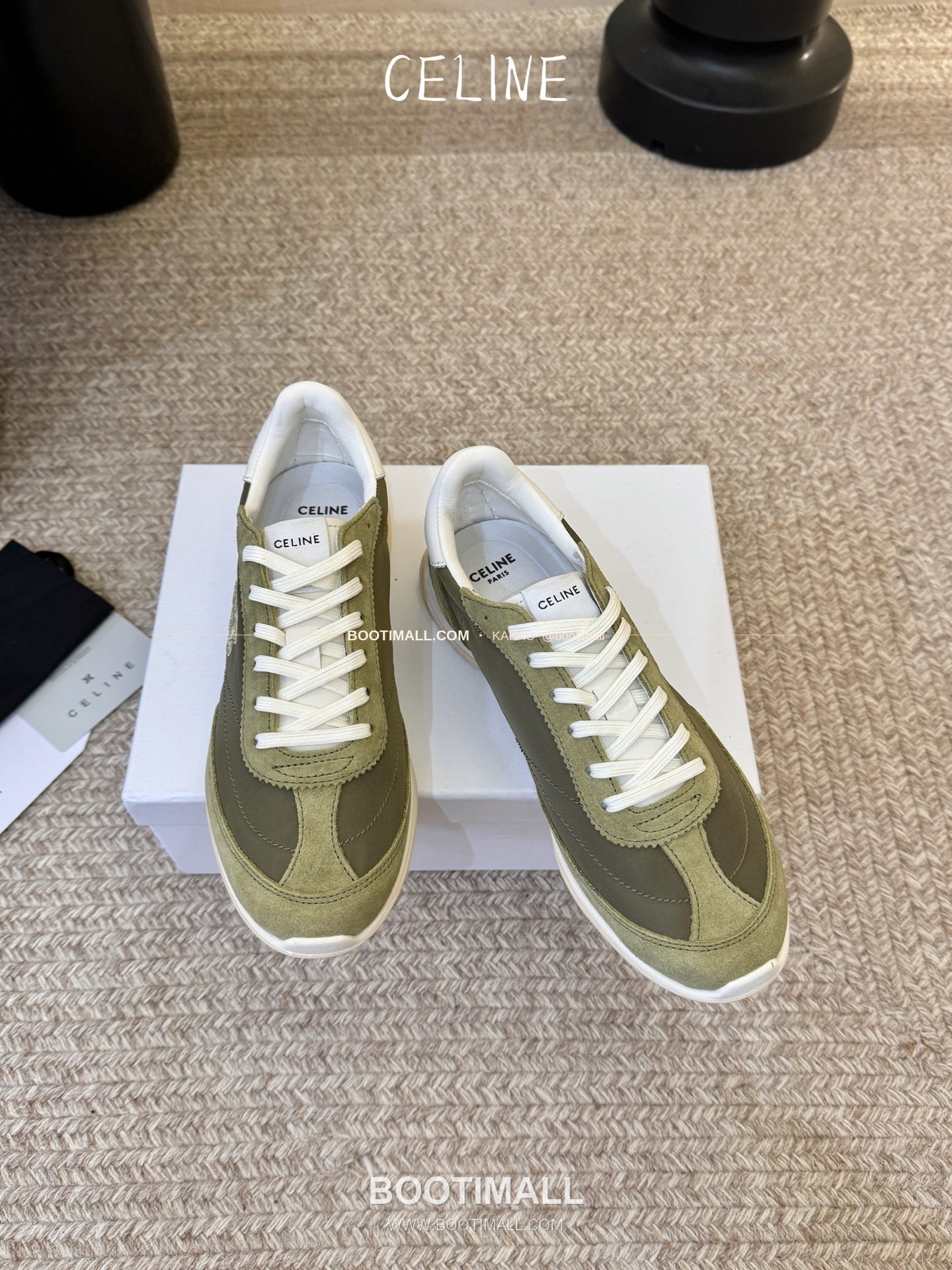 셀린느 2026SS 양가죽 페이턴트토 레이스업 블랙 발레리나 스니커즈 Celine 2026 SS Lambskin Patent Toe Lace-Up Black Ballerina Sneakers 2cm 2