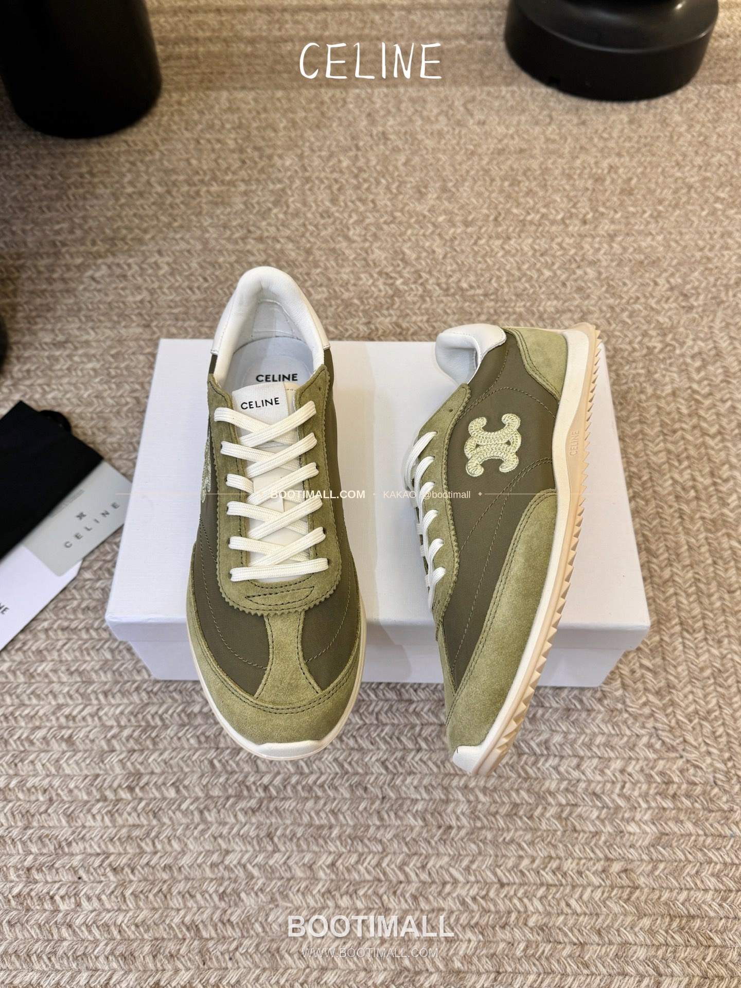 셀린느 2026SS 양가죽 페이턴트토 레이스업 블랙 발레리나 스니커즈 Celine 2026 SS Lambskin Patent Toe Lace-Up Black Ballerina Sneakers 2cm 3