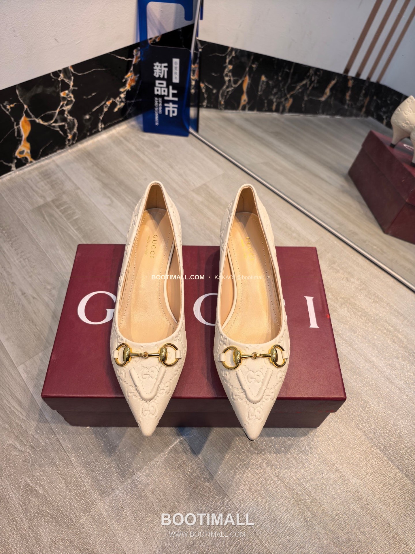 구찌 2026 소가죽 더블G 크리스탈 포인티드토 펌프스 Gucci 2026 Cow Leather Double G Crystal Pointed Toe Black Pumps 8.5cm 1