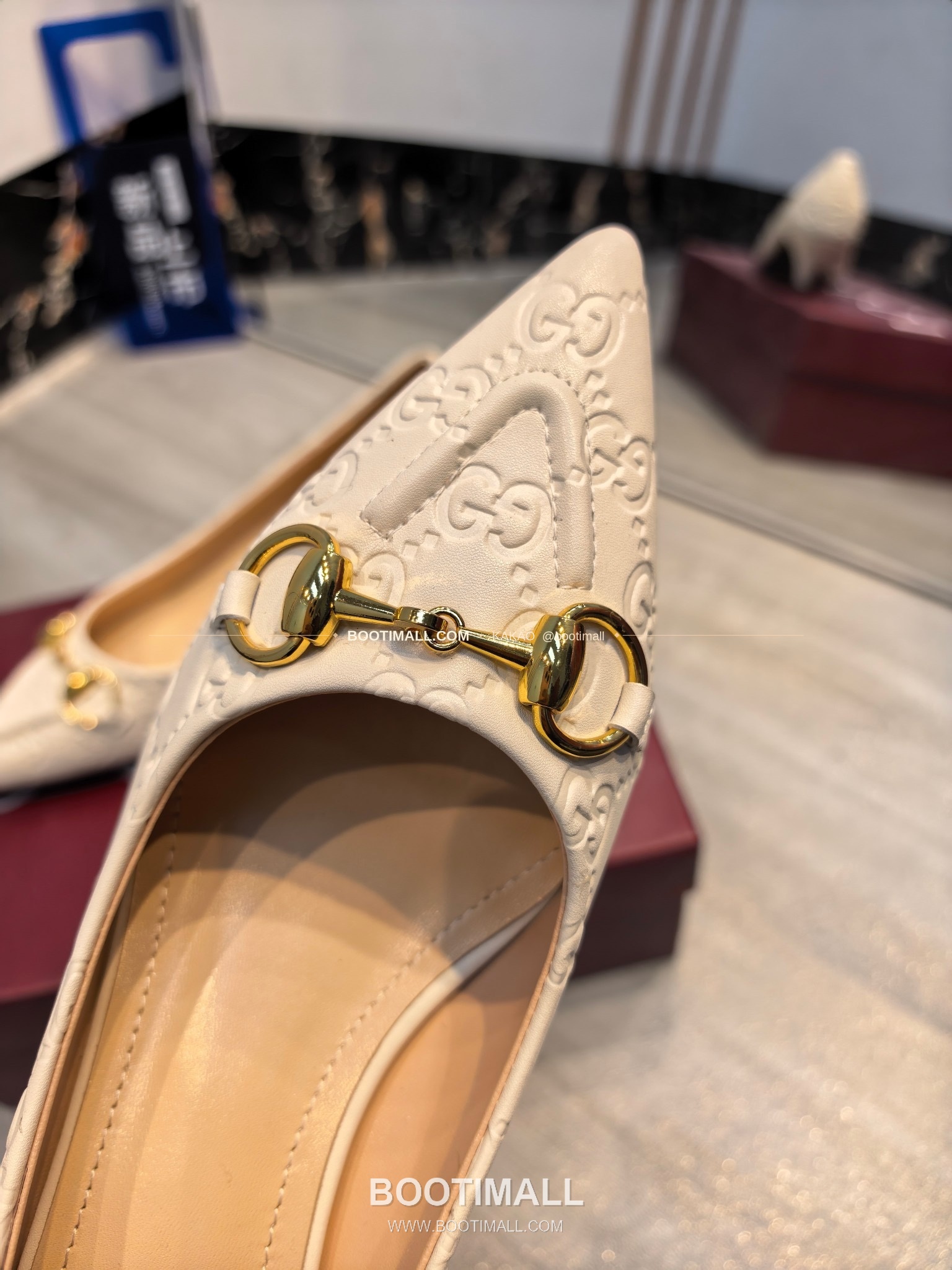 구찌 2026 소가죽 더블G 크리스탈 포인티드토 펌프스 Gucci 2026 Cow Leather Double G Crystal Pointed Toe Black Pumps 8.5cm 6