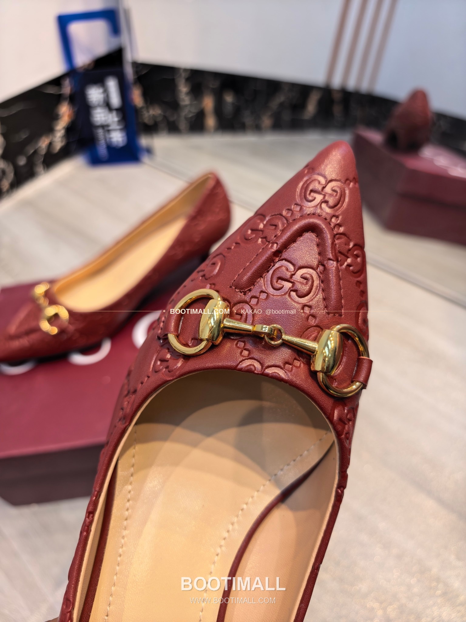 구찌 2026 소가죽 더블G 크리스탈 포인티드토 펌프스 Gucci 2026 Cow Leather Double G Crystal Pointed Toe Black Pumps 8.5cm 6