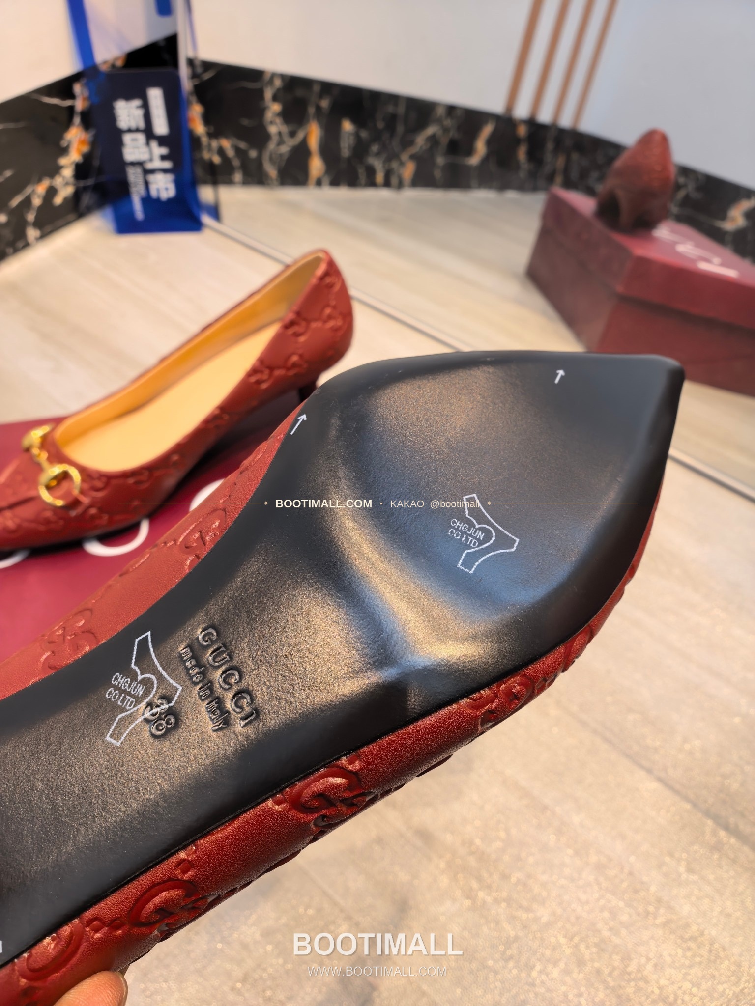 구찌 2026 소가죽 더블G 크리스탈 포인티드토 펌프스 Gucci 2026 Cow Leather Double G Crystal Pointed Toe Black Pumps 8.5cm 9