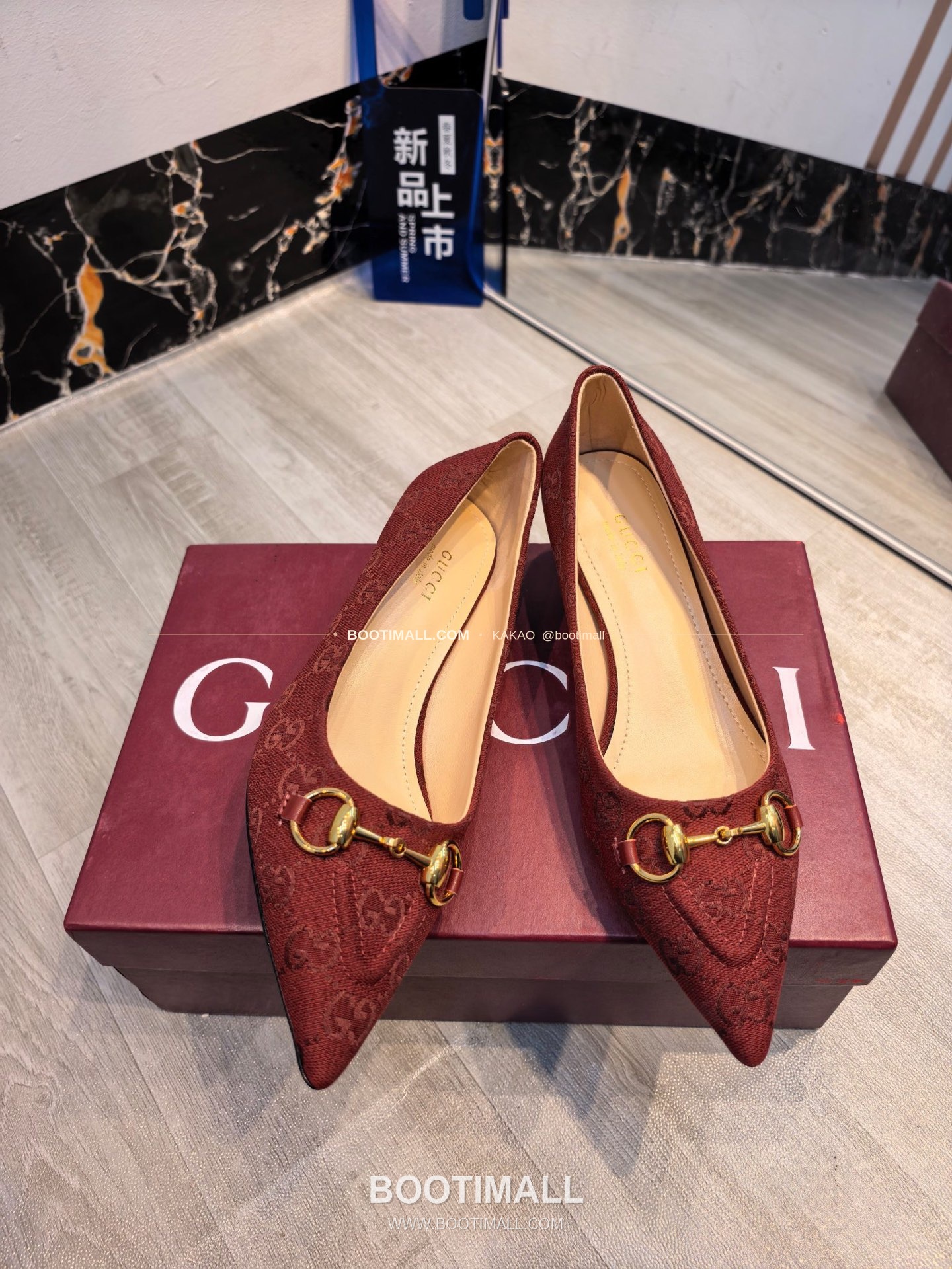 구찌 2026 소가죽 더블G 크리스탈 포인티드토 펌프스 Gucci 2026 Cow Leather Double G Crystal Pointed Toe Black Pumps 8.5cm 8