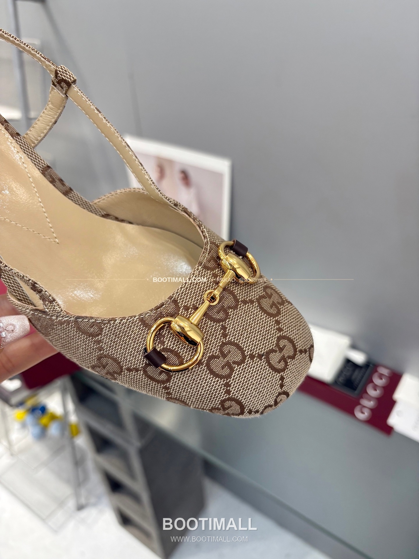 구찌 2026 양가죽 GG 메탈 스트랩 샌들 Gucci 2026 Lambskin GG Metal Strap Black Sandals 5.5cm 8