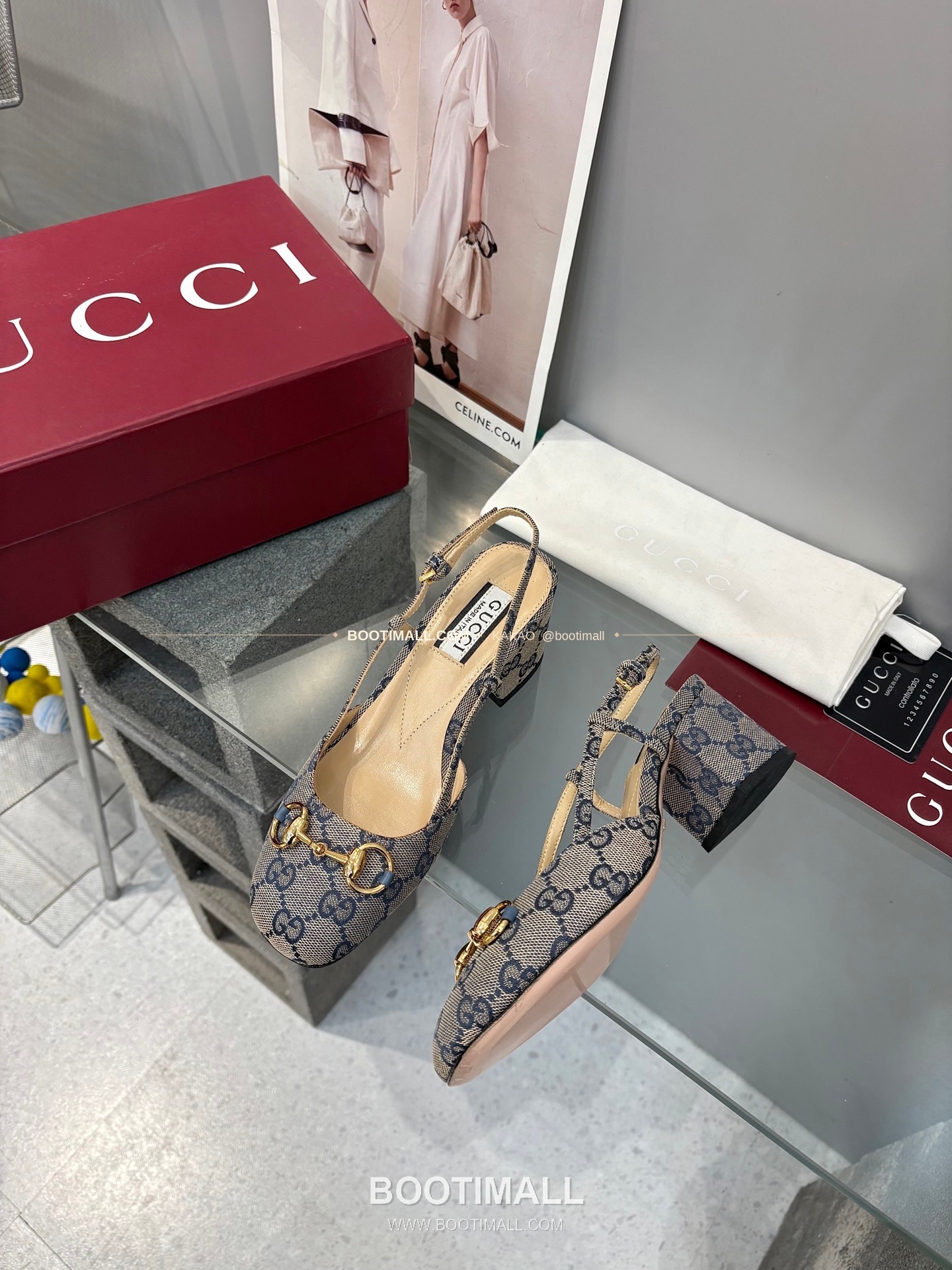 구찌 2026 양가죽 GG 메탈 스트랩 샌들 Gucci 2026 Lambskin GG Metal Strap Black Sandals 5.5cm 2