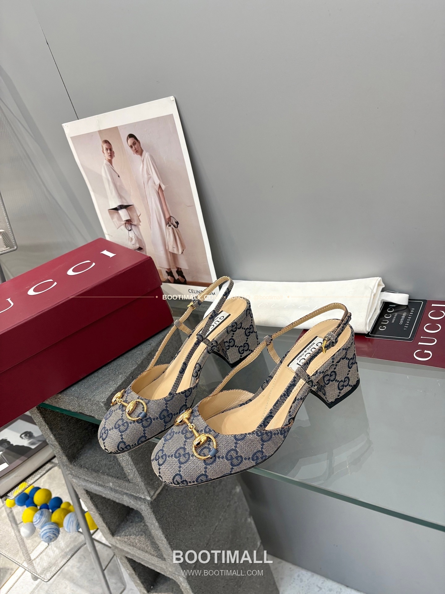 구찌 2026 양가죽 GG 메탈 스트랩 샌들 Gucci 2026 Lambskin GG Metal Strap Black Sandals 5.5cm 3