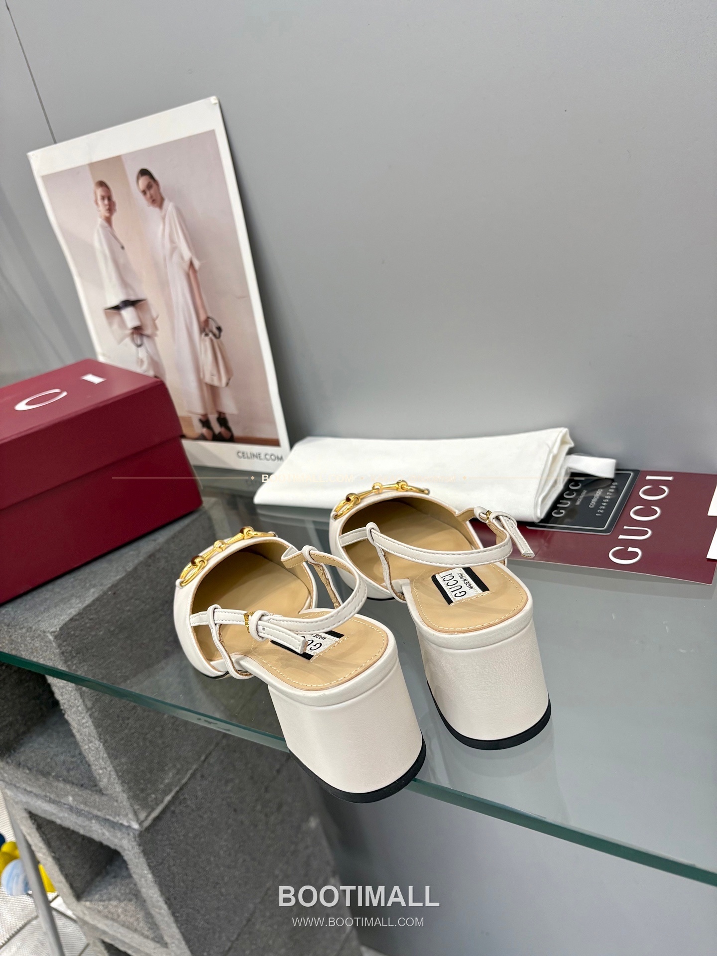 구찌 2026 양가죽 GG 메탈 스트랩 샌들 Gucci 2026 Lambskin GG Metal Strap Black Sandals 5.5cm 7