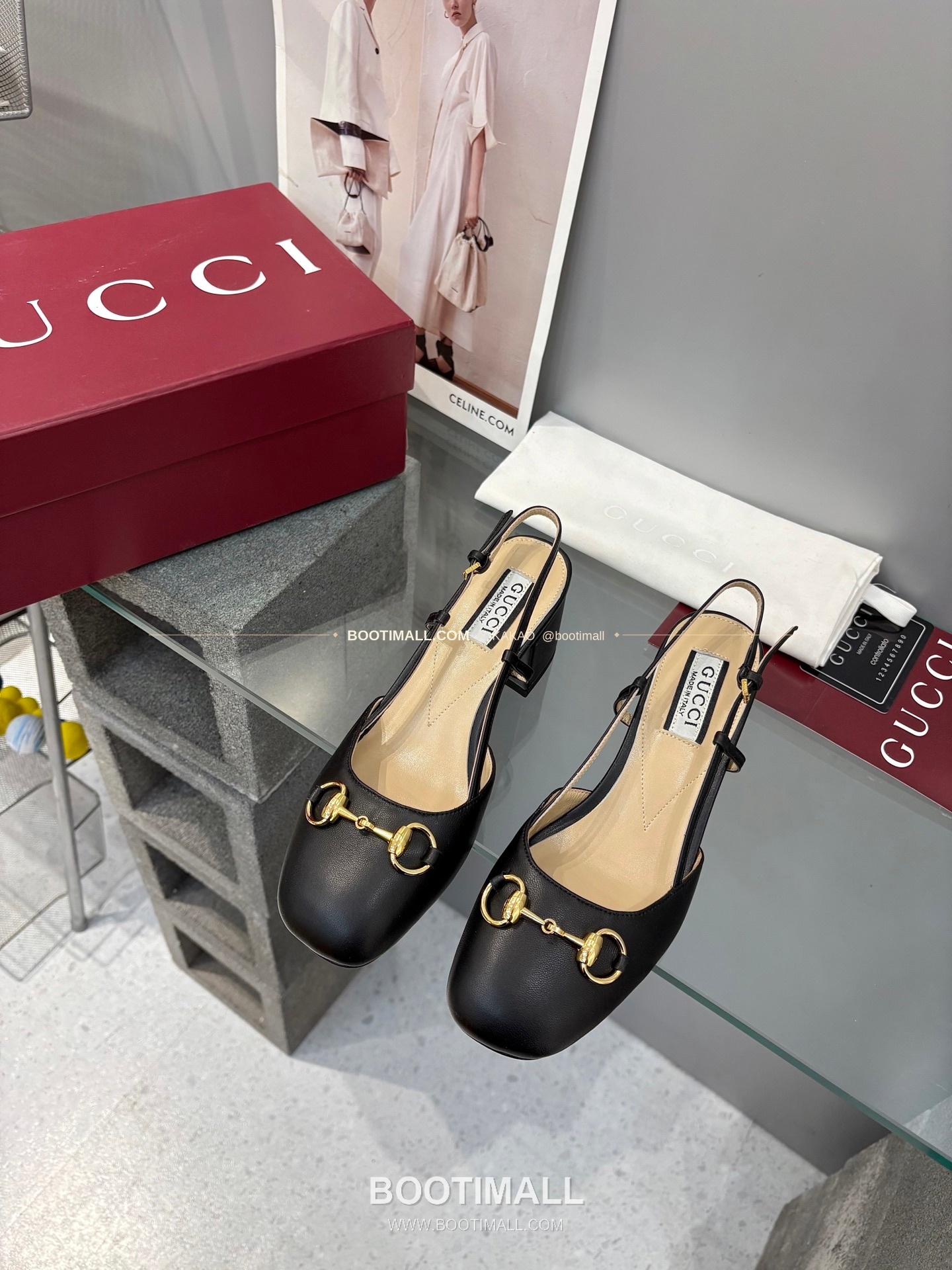 구찌 2026 양가죽 GG 메탈 스트랩 샌들 Gucci 2026 Lambskin GG Metal Strap Black Sandals 5.5cm 1