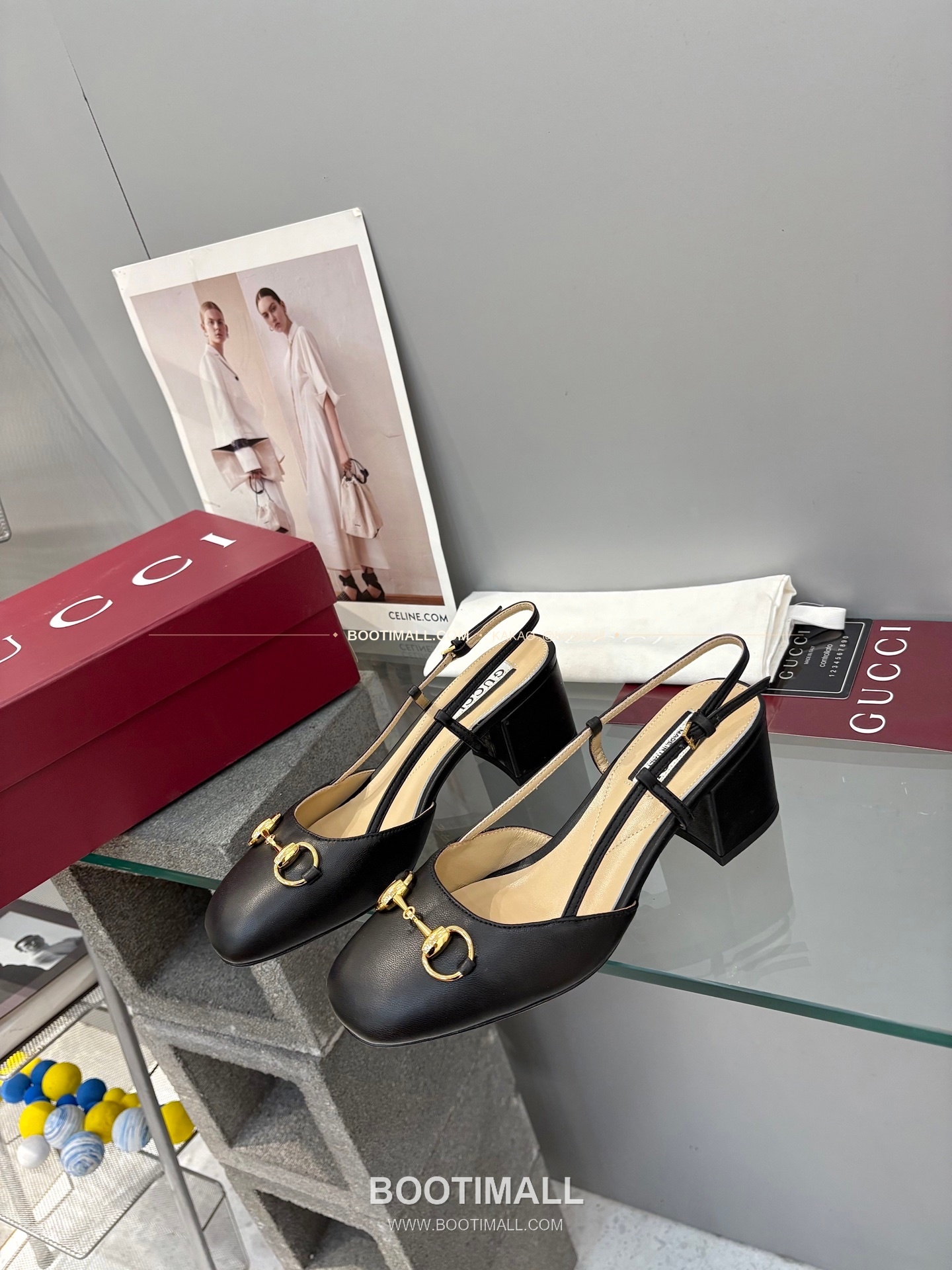 구찌 2026 양가죽 GG 메탈 스트랩 샌들 Gucci 2026 Lambskin GG Metal Strap Black Sandals 5.5cm 2