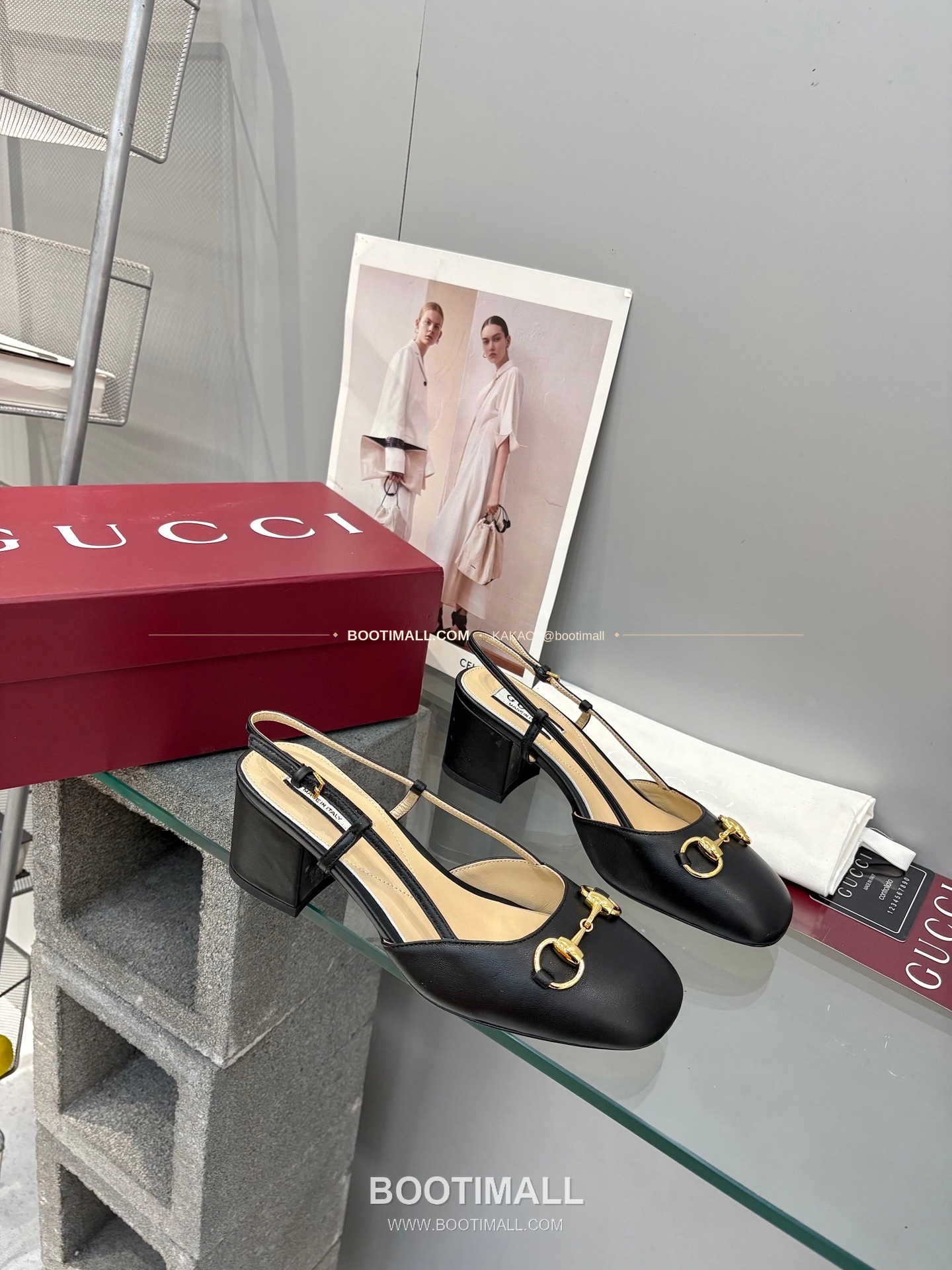 구찌 2026 양가죽 GG 메탈 스트랩 샌들 Gucci 2026 Lambskin GG Metal Strap Black Sandals 5.5cm 4