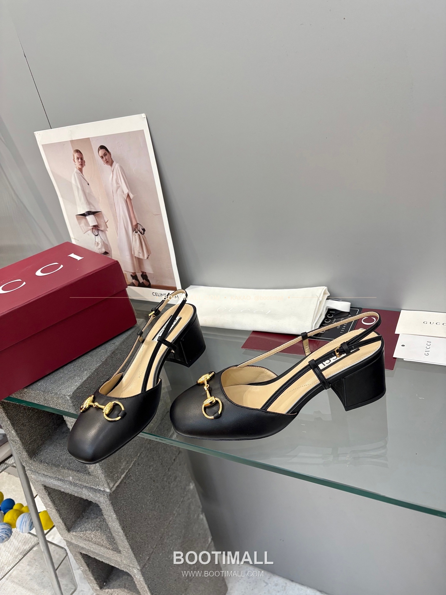 구찌 2026 양가죽 GG 메탈 스트랩 샌들 Gucci 2026 Lambskin GG Metal Strap Black Sandals 5.5cm 5