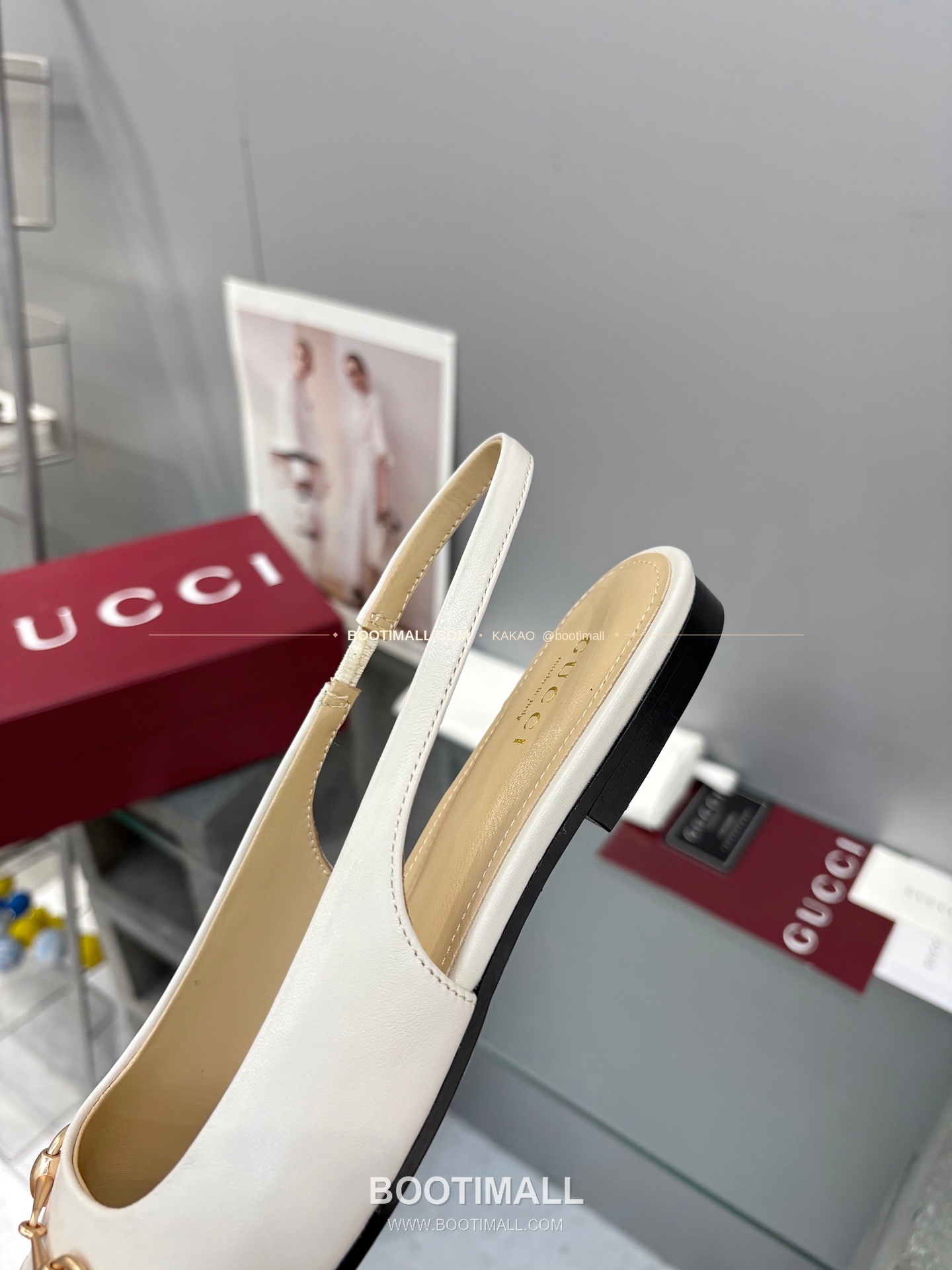 구찌 2026 페이턴트 소가죽 GG 메탈 스트랩 블랙 플랫 샌들 Gucci 2026 Patent Cow Leather GG Metal Strap Black Flat Sandals 7