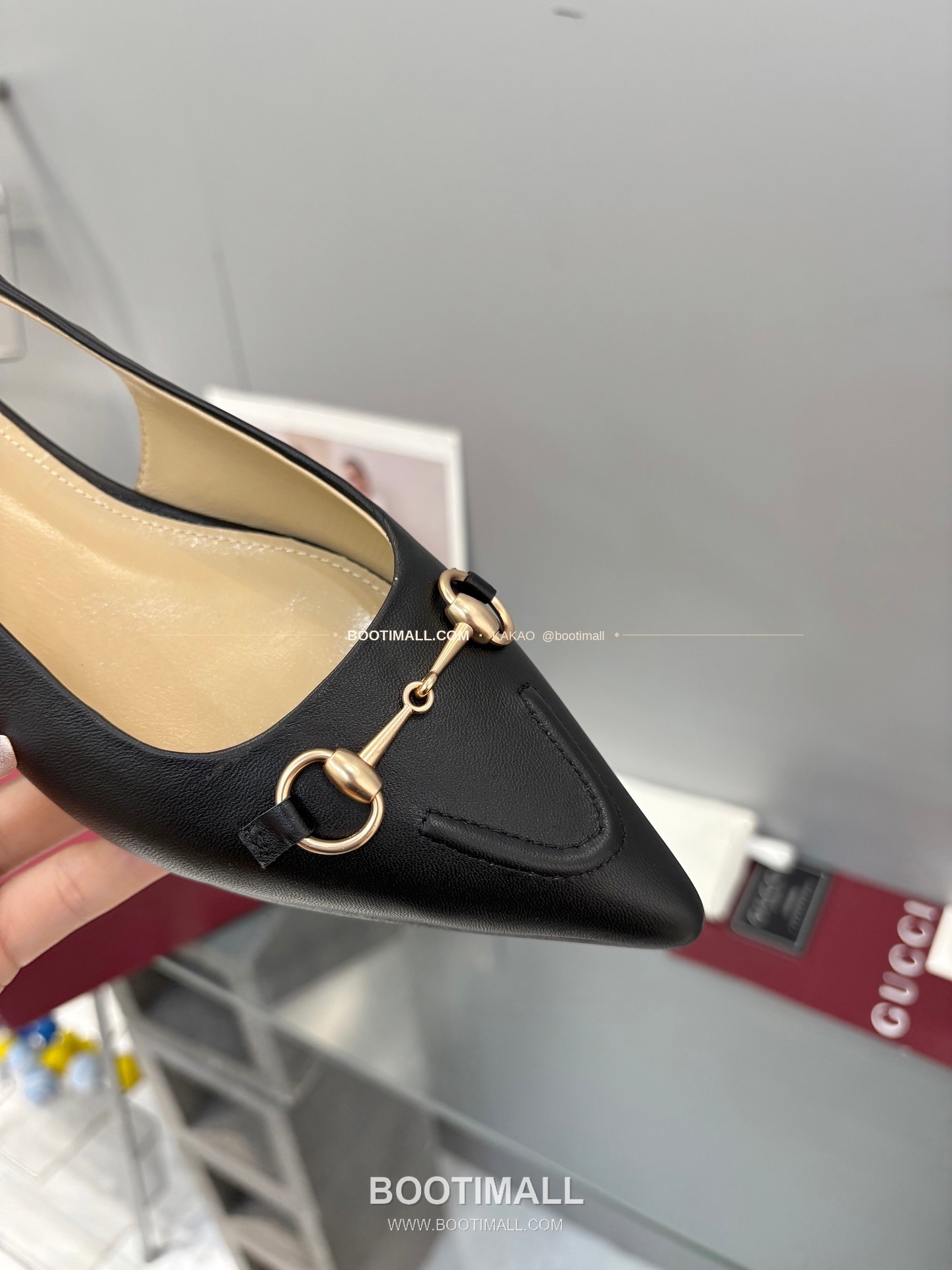 구찌 2026 페이턴트 소가죽 GG 메탈 스트랩 블랙 플랫 샌들 Gucci 2026 Patent Cow Leather GG Metal Strap Black Flat Sandals 6