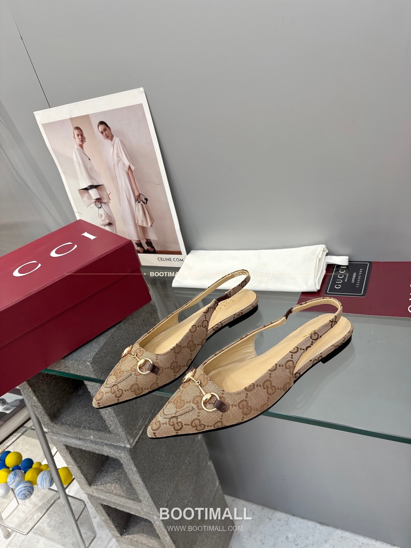 구찌 2026 페이턴트 소가죽 GG 메탈 스트랩 블랙 플랫 샌들 Gucci 2026 Patent Cow Leather GG Metal Strap Black Flat Sandals 3