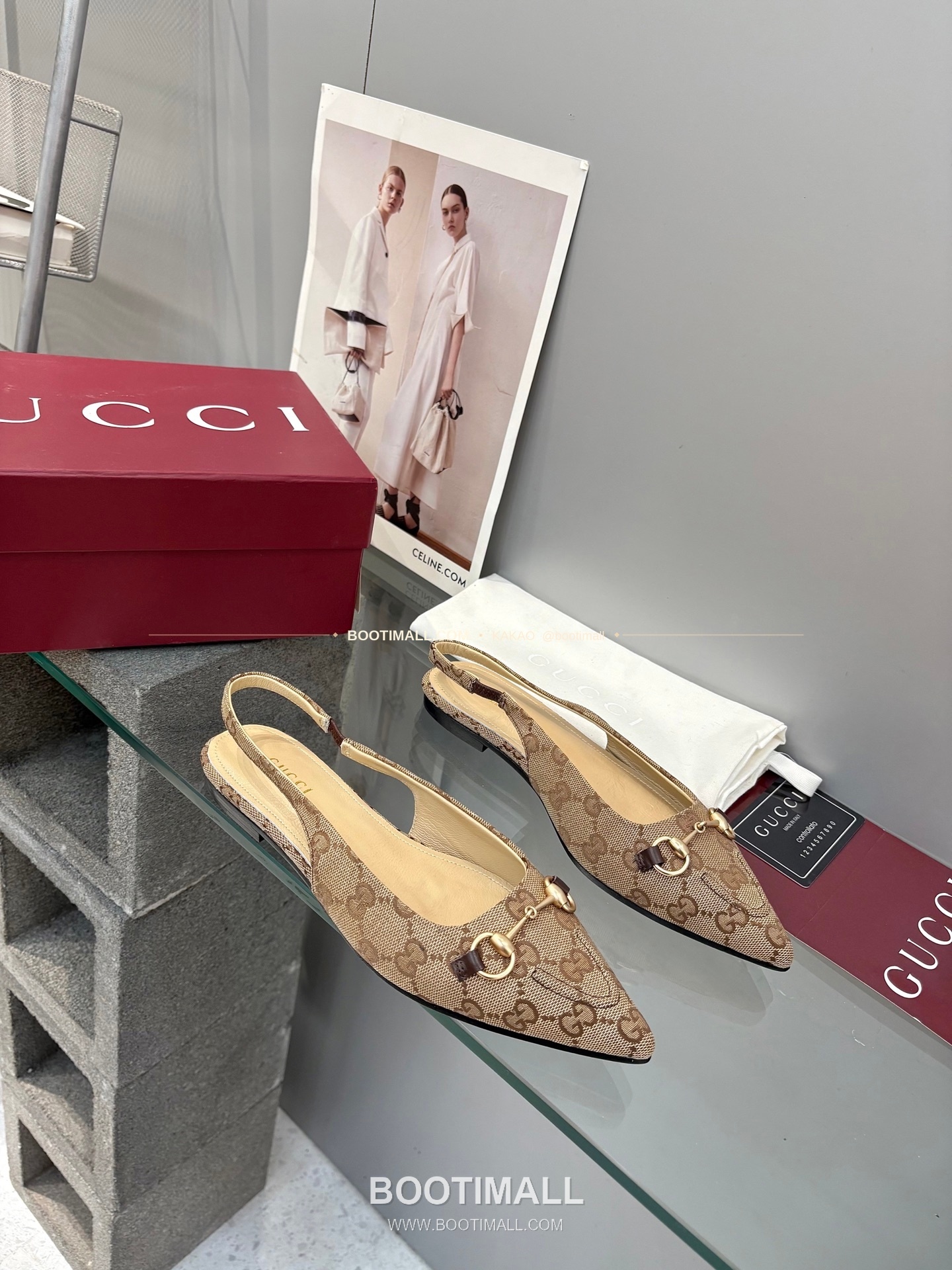 구찌 2026 페이턴트 소가죽 GG 메탈 스트랩 블랙 플랫 샌들 Gucci 2026 Patent Cow Leather GG Metal Strap Black Flat Sandals 4