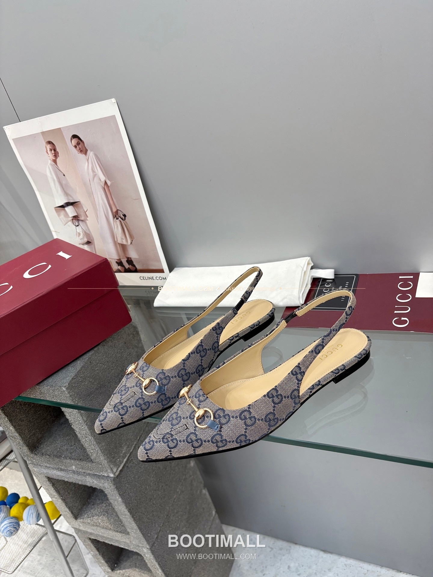 구찌 2026 페이턴트 소가죽 GG 메탈 스트랩 블랙 플랫 샌들 Gucci 2026 Patent Cow Leather GG Metal Strap Black Flat Sandals 3