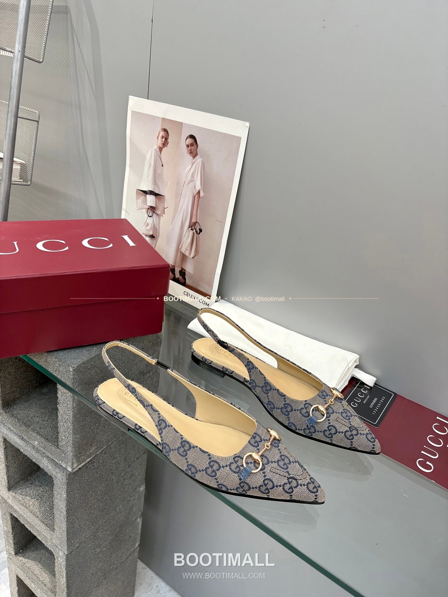 구찌 2026 페이턴트 소가죽 GG 메탈 스트랩 블랙 플랫 샌들 Gucci 2026 Patent Cow Leather GG Metal Strap Black Flat Sandals 4