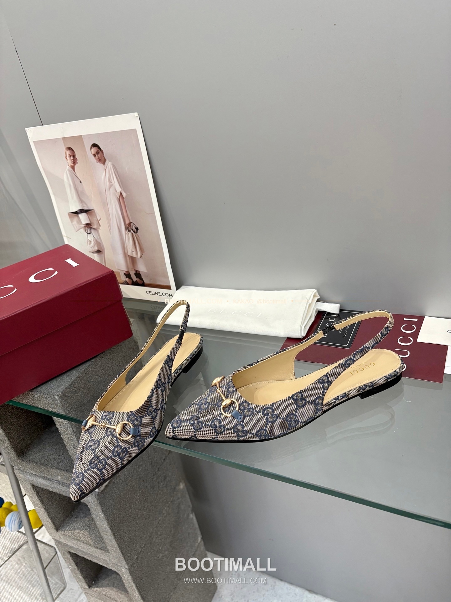 구찌 2026 페이턴트 소가죽 GG 메탈 스트랩 블랙 플랫 샌들 Gucci 2026 Patent Cow Leather GG Metal Strap Black Flat Sandals 5