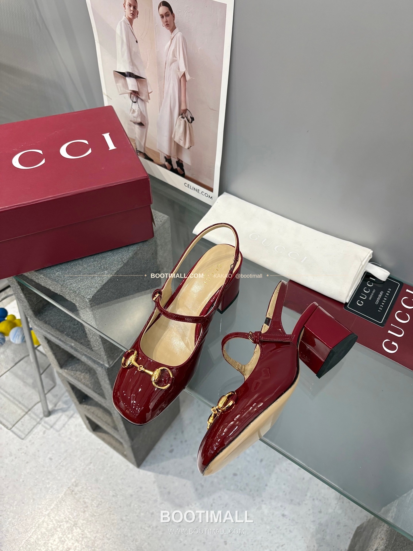 구찌 2026 페이턴트 레더 GG 메탈 스트랩 샌들 Gucci 2026 Patent Leather GG Metal Strap Black Sandals 5.5cm 3