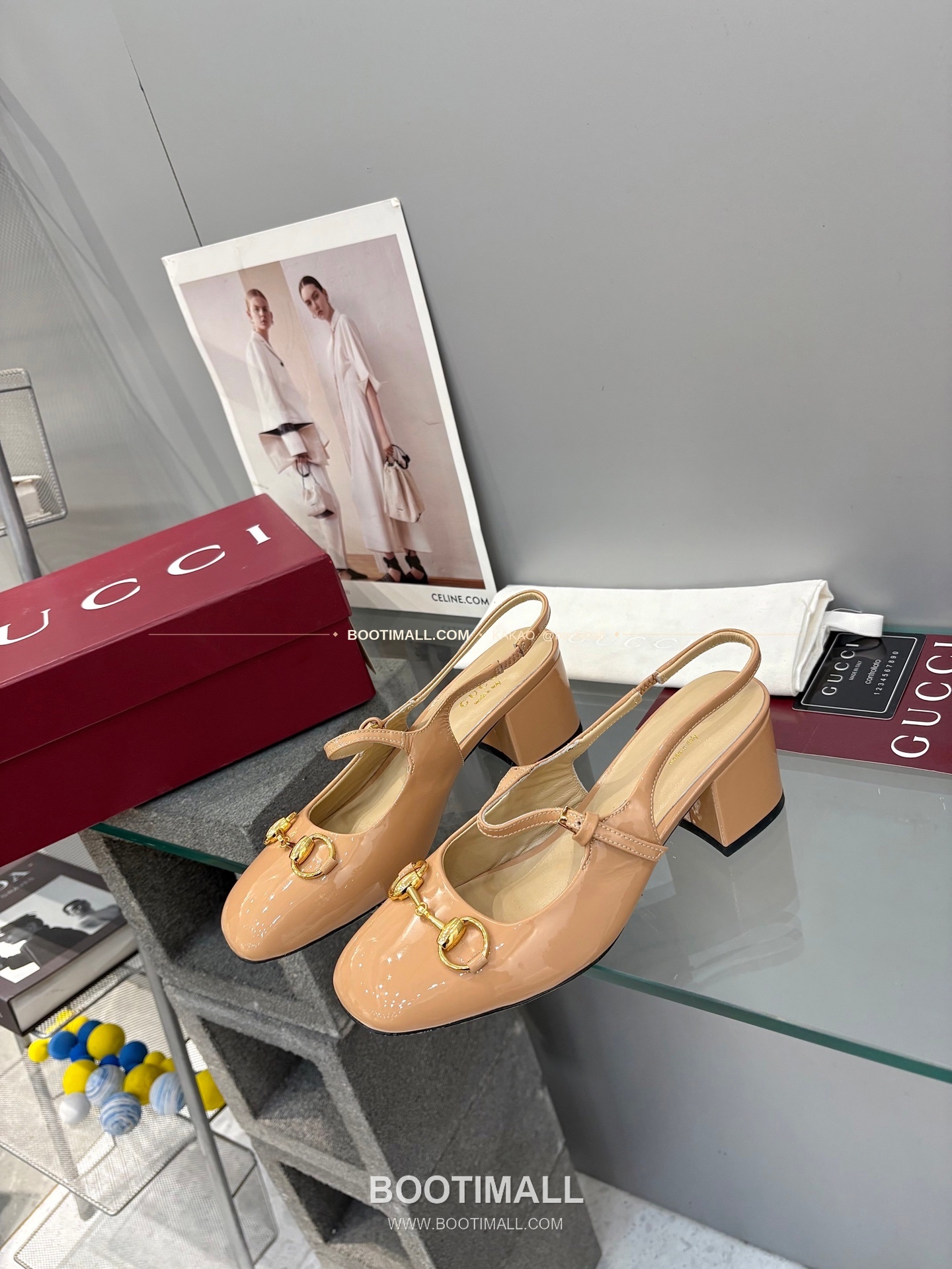 구찌 2026 페이턴트 레더 GG 메탈 스트랩 샌들 Gucci 2026 Patent Leather GG Metal Strap Black Sandals 5.5cm 2