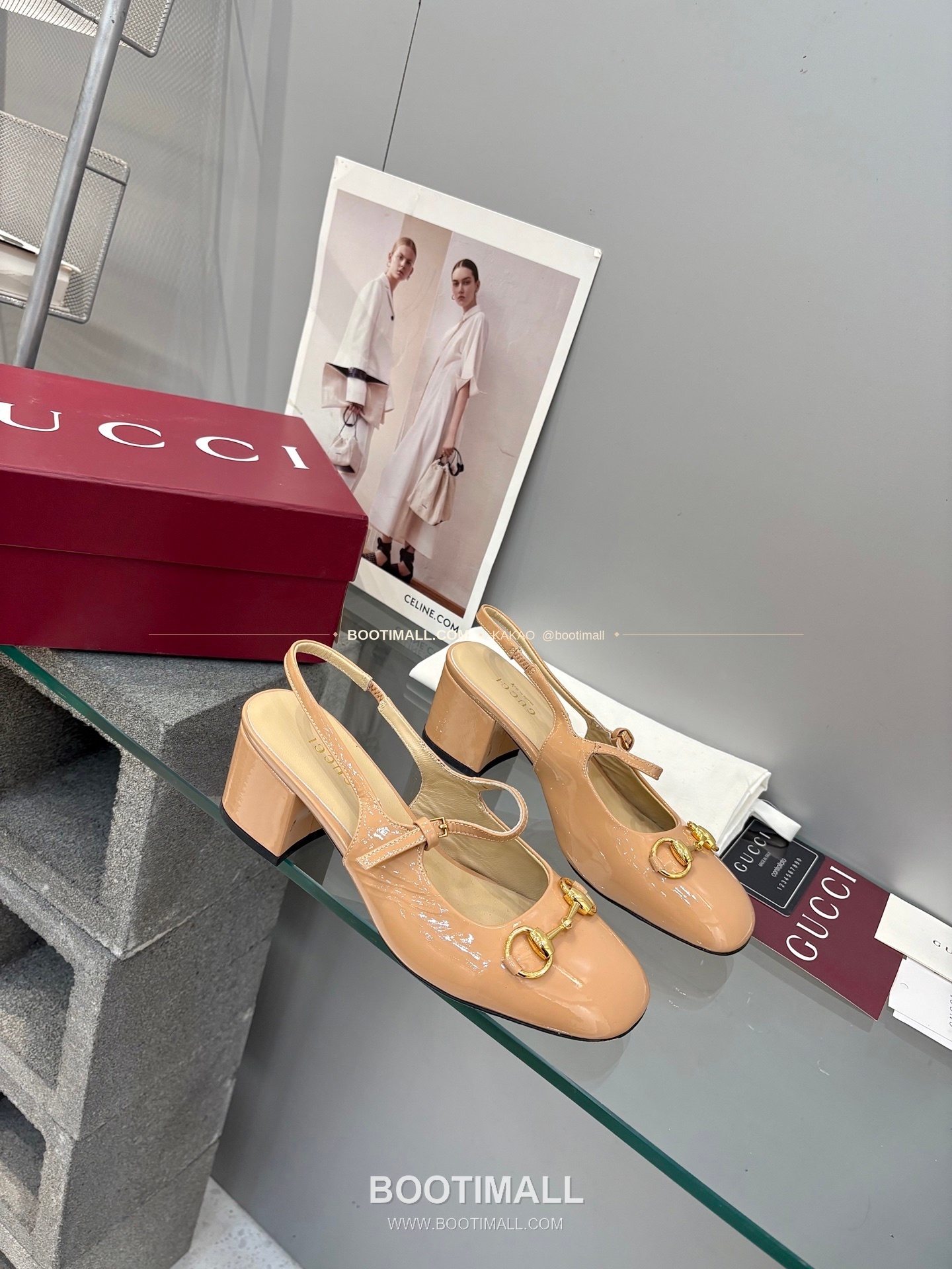 구찌 2026 페이턴트 레더 GG 메탈 스트랩 샌들 Gucci 2026 Patent Leather GG Metal Strap Black Sandals 5.5cm 4