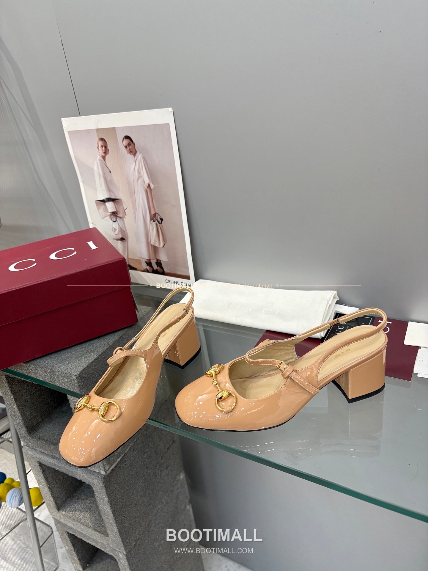 구찌 2026 페이턴트 레더 GG 메탈 스트랩 샌들 Gucci 2026 Patent Leather GG Metal Strap Black Sandals 5.5cm 5