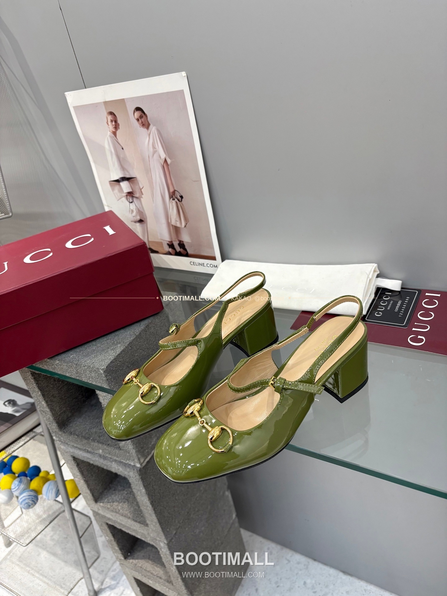 구찌 2026 페이턴트 레더 GG 메탈 스트랩 샌들 Gucci 2026 Patent Leather GG Metal Strap Black Sandals 5.5cm 2