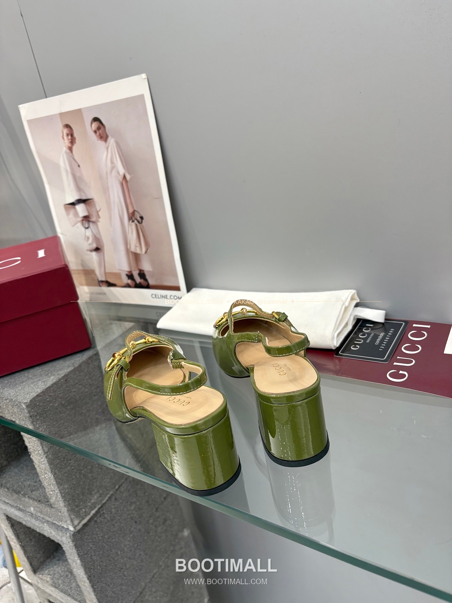 구찌 2026 페이턴트 레더 GG 메탈 스트랩 샌들 Gucci 2026 Patent Leather GG Metal Strap Black Sandals 5.5cm 8