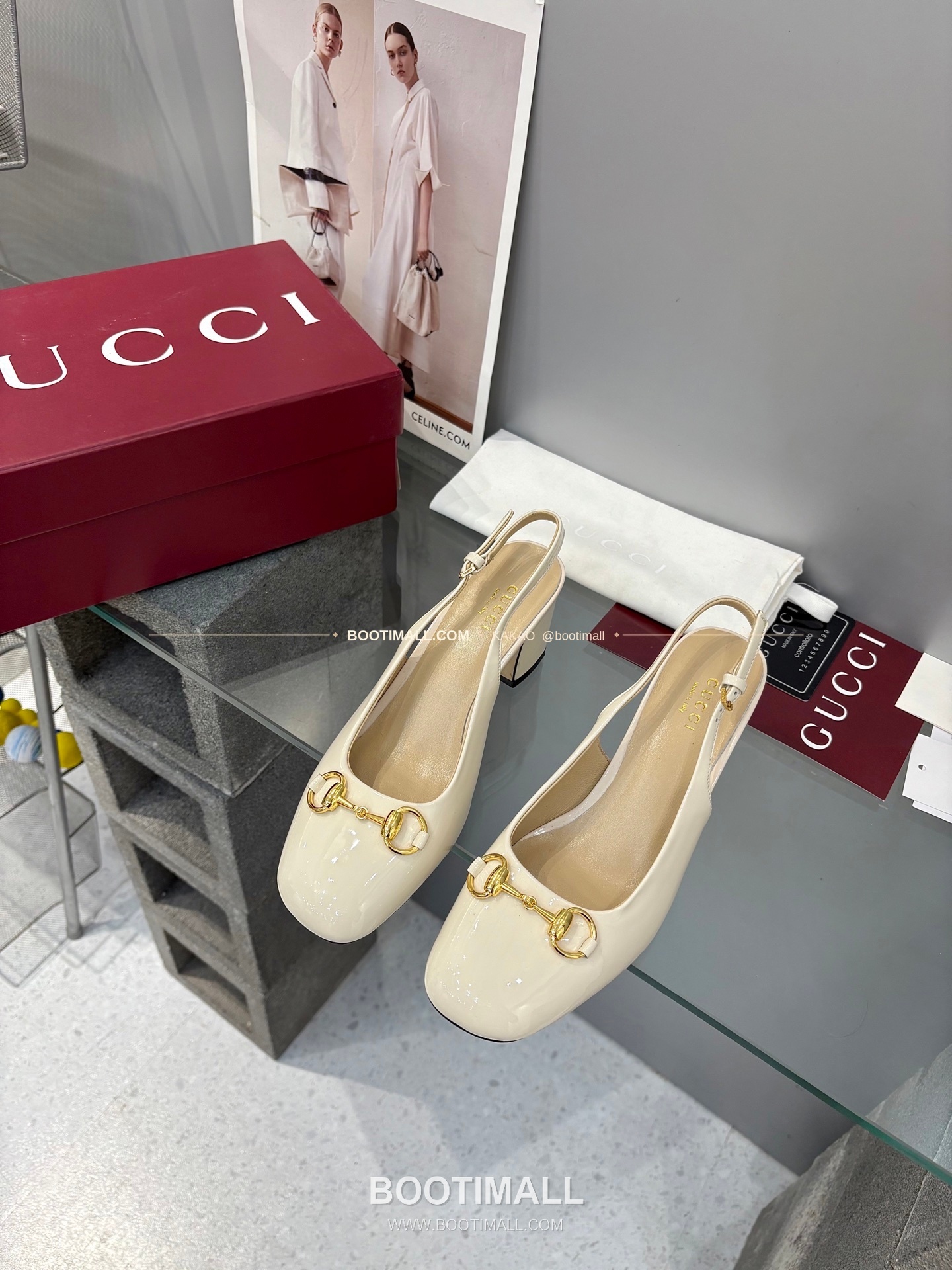 구찌 2026 페이턴트 레더 GG 메탈 스트랩 샌들 Gucci 2026 Patent Leather GG Metal Strap Black Sandals 5.5cm 1