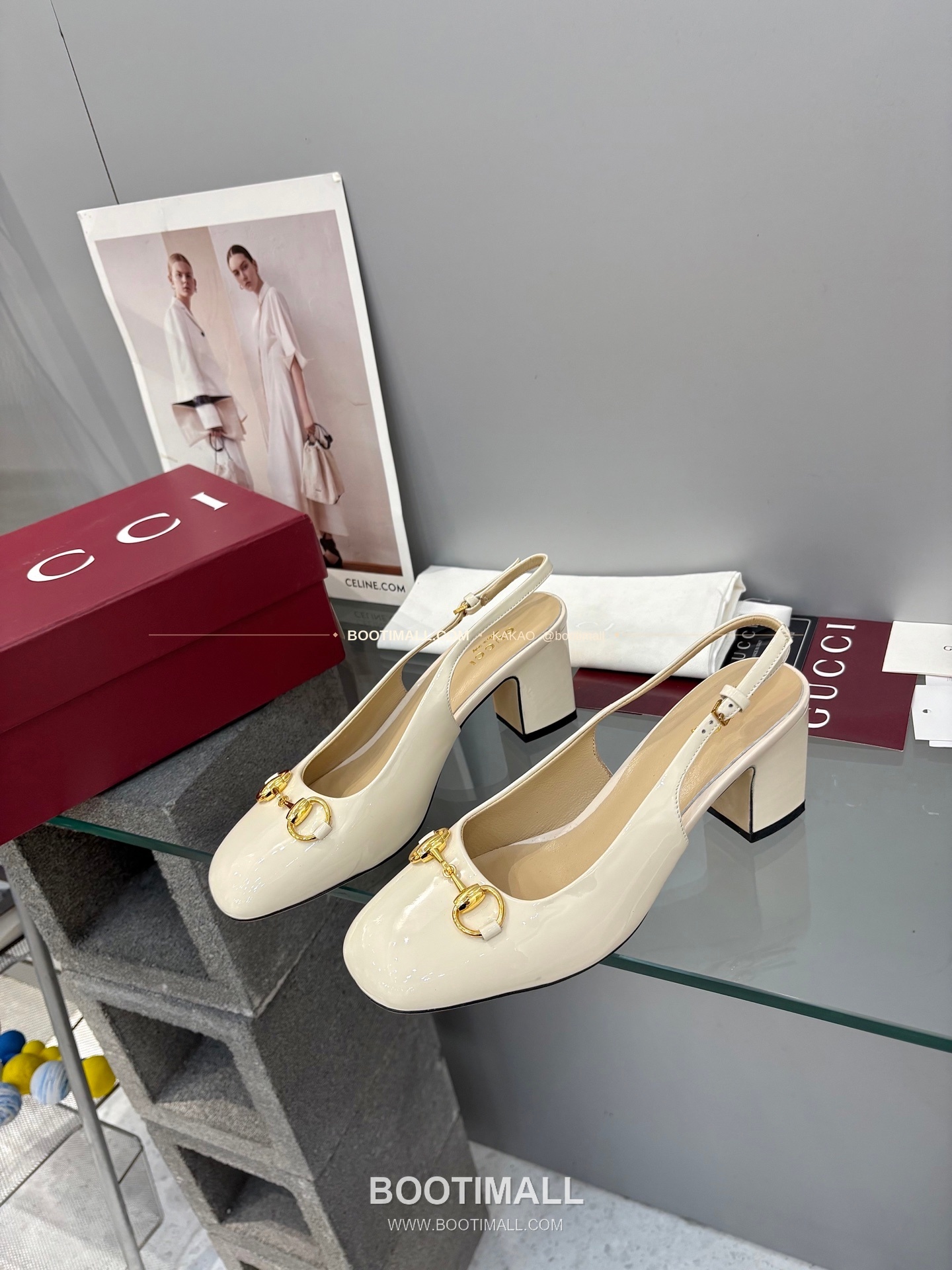 구찌 2026 페이턴트 레더 GG 메탈 스트랩 샌들 Gucci 2026 Patent Leather GG Metal Strap Black Sandals 5.5cm 2