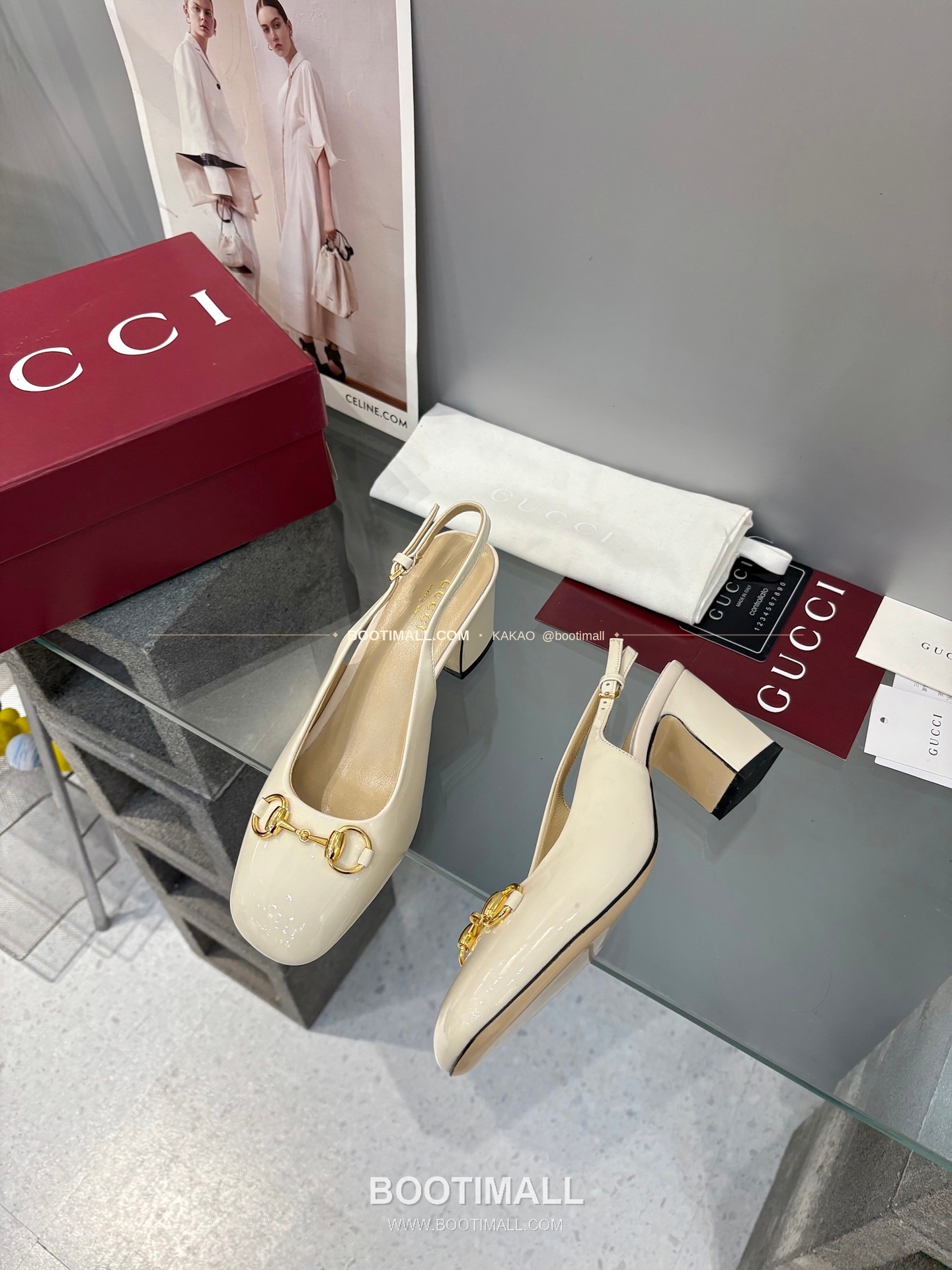 구찌 2026 페이턴트 레더 GG 메탈 스트랩 샌들 Gucci 2026 Patent Leather GG Metal Strap Black Sandals 5.5cm 3