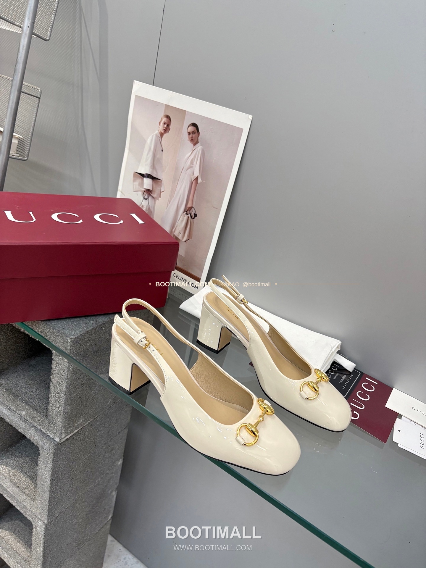 구찌 2026 페이턴트 레더 GG 메탈 스트랩 샌들 Gucci 2026 Patent Leather GG Metal Strap Black Sandals 5.5cm 4