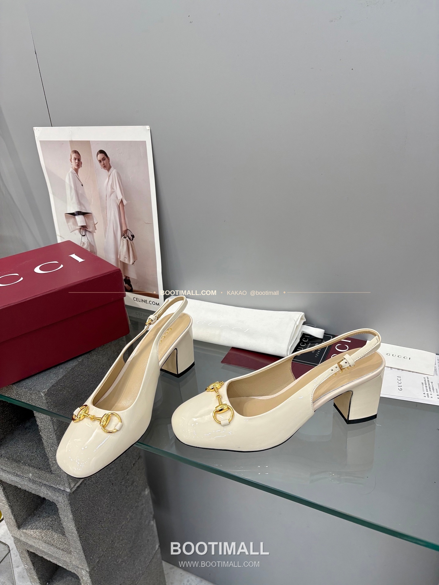 구찌 2026 페이턴트 레더 GG 메탈 스트랩 샌들 Gucci 2026 Patent Leather GG Metal Strap Black Sandals 5.5cm 5