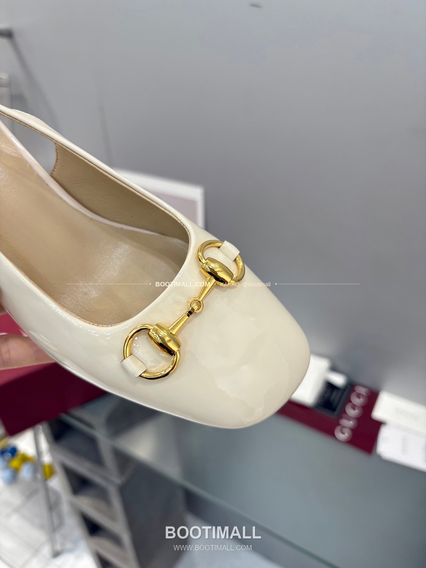 구찌 2026 페이턴트 레더 GG 메탈 스트랩 샌들 Gucci 2026 Patent Leather GG Metal Strap Black Sandals 5.5cm 8